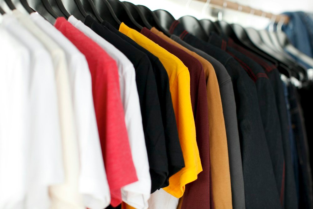 Clothing ready for wardrobe care